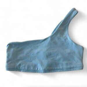 Alo Yoga One Shoulder Bra Small Blue